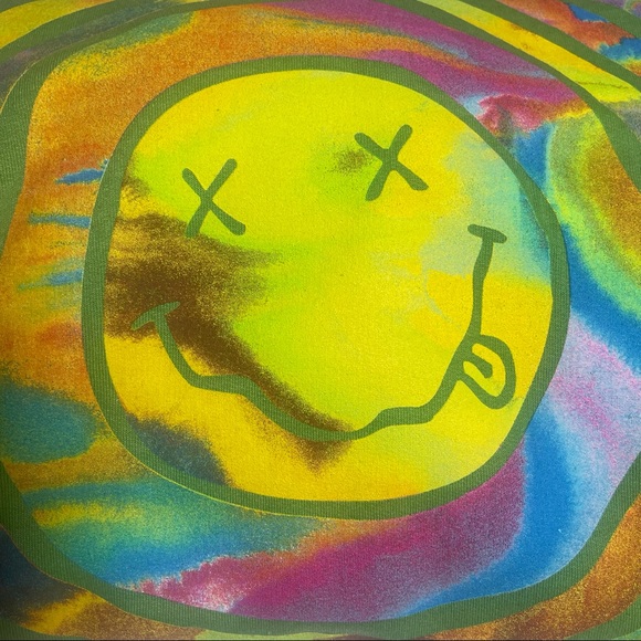 SALE! Nirvana Smile Sweatshirt L/XL Oversized - Picture 9 of 15